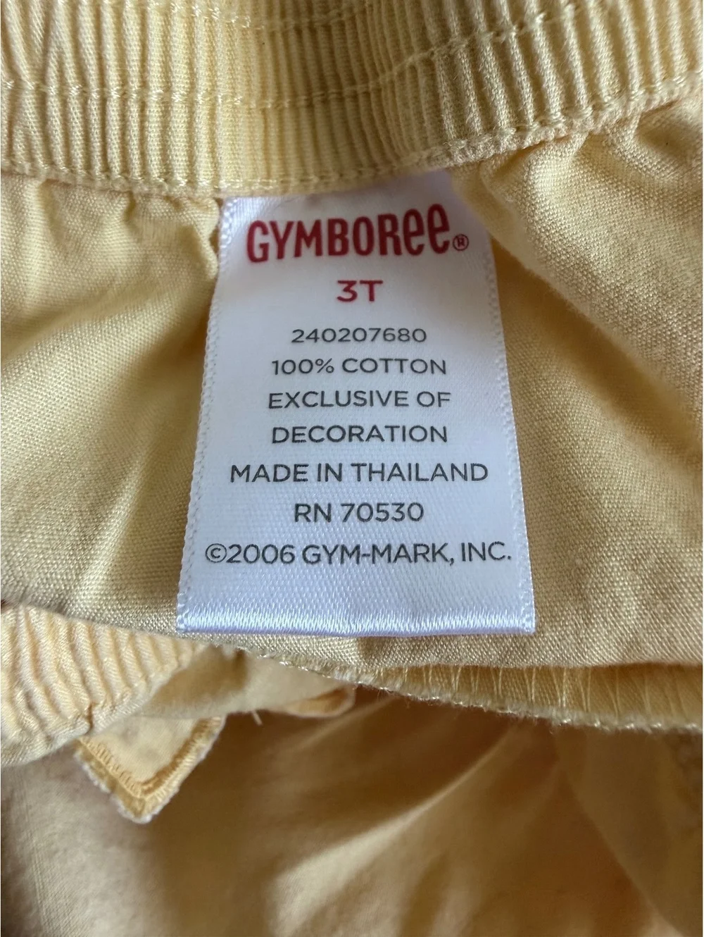 Vintage 2006 Gymboree Toddler Girls Size 3T Yellow Sunflower Fields Tiered Skirt